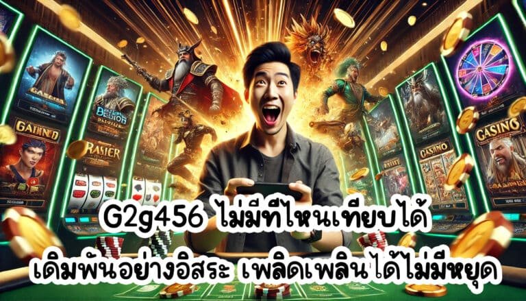G2g456 ไม่มีที่ไหนเทียบได้ เดิมพันอย่างอิสระ เพลิดเพลินได้ไม่มีหยุด-3